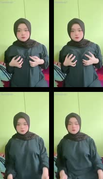 Hijab hitam tampilkan buah dada.mp4
