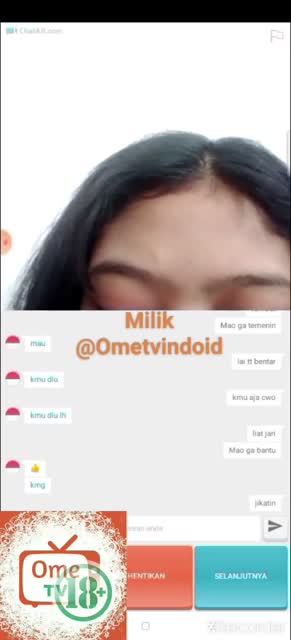 Ome Tv sound on colok 4 jari sampai dalam