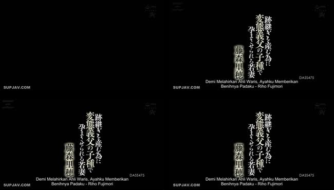 [ Jav Sub Indo ] Demi Pewaris Harta Keluarga – Riho Fujimori 104_DASS-475.mp4