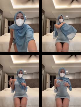 Tiktokers Syalifah Hijabers Omek Ngangkang Bikin Becek @linkasupanmalammu