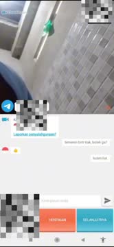 Ometv hijab di wc