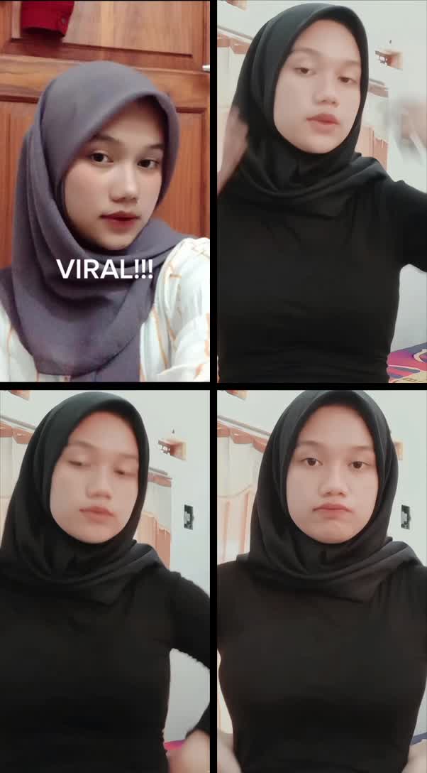 Sepongan Hijab Hitam