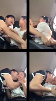 adek kakak bercanda di mobil berujung ngew3