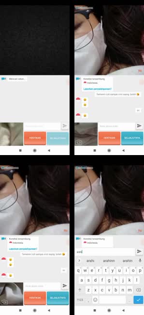 Ometv ditemenin cewek cantik