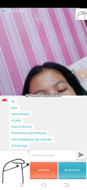 ometv abg snge ngajak bo 