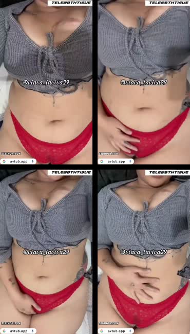 Aviva Lingerie Merah Pamer Susu Jembutnya Meki Lebat.mp4