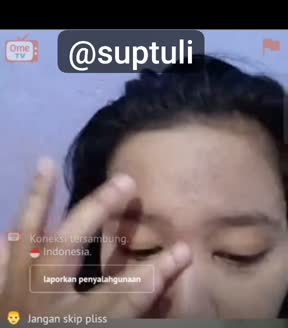 Omeetv handuk ungu habis mandi