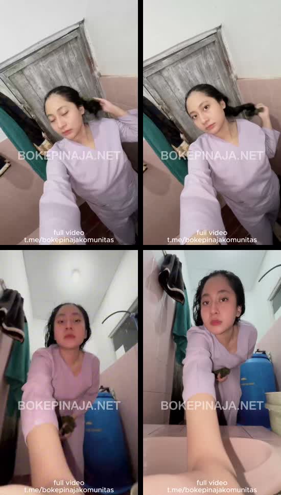 Bidan Rita Mandi Sambil Main tetek -BOKEPINAJA.COM
