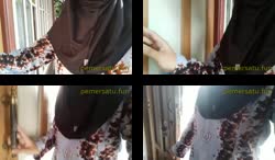 sinta jilbab abg 18yo pulang les udah sange