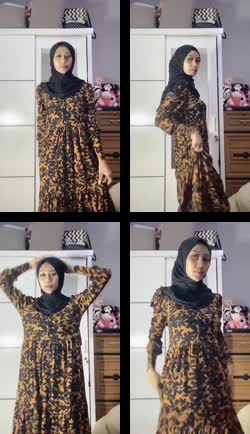 Janda hijab omek pakai dildo